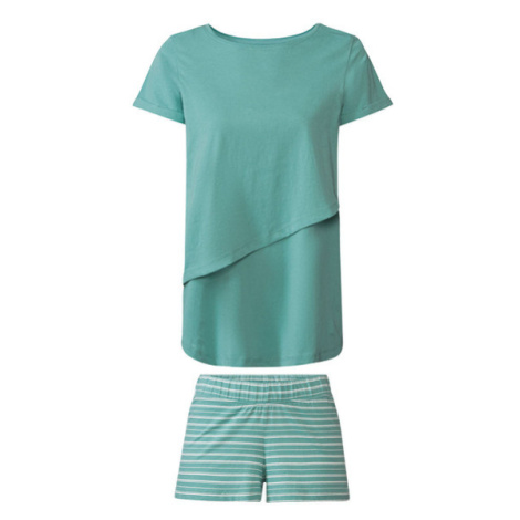 esmara® Dámské pyžamo na kojení BIO (zelená)