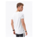 Buďchlap Trendové bílé tričko S1370