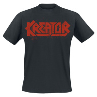 Kreator Hate Über Alles Logo Tričko černá