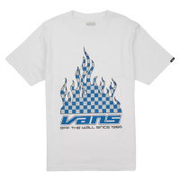 Vans REFLECTIVE CHECKERBOARD FLAME SS Bílá