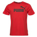 Puma ESSENTIALS LOGO TEE Pánské triko, červená, velikost