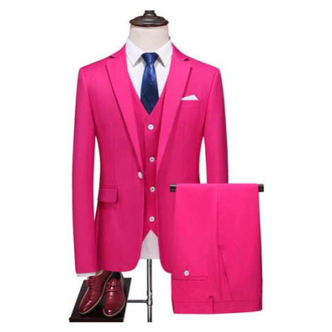 Společenský pánský oblek sako, vesta a kalhoty JFC FASHION