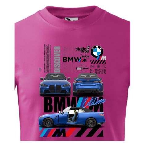 Dětské tričko s potiskem BMW M4 - tričko pro milovníky aut BezvaTriko