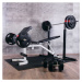 Gorilla Sports Sada tréninkové lavice + závaží, 75 kg