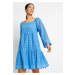 Bonprix BODYFLIRT šaty s perforací Barva: Modrá, Mezinárodní