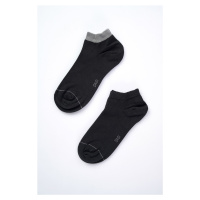 Dagi Black Men's 2-Pack Booties Socks