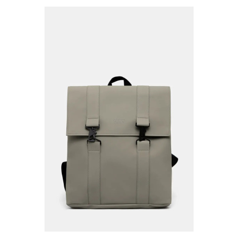 Batoh Rains MSN Bag W3 zelená barva, velký, hladký, 13300