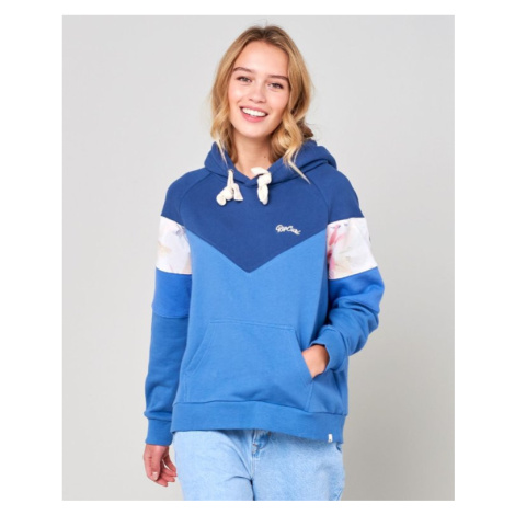 Mikina Rip Curl ZENIKA COLORBLOCK HOODIE Mid Blue