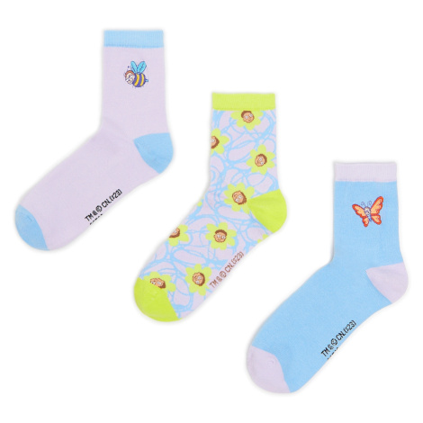 Cropp - Sada 3 párů ponožek Rick and Morty - Vícebarevná