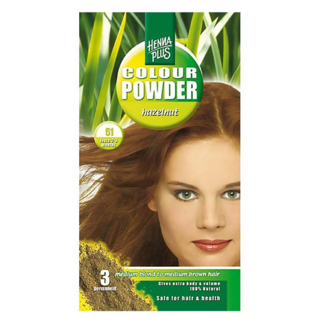 HENNA PLUS Přírodní barva na vlasy 51 Oříšková 100 g HennaPlus