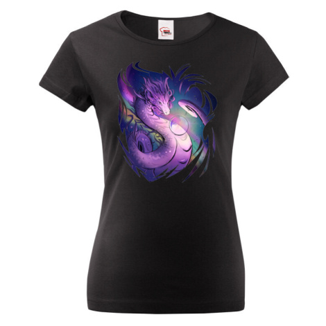 Dámské fantasy tričko s magickým drakem - tričko pro milovníky draků BezvaTriko