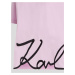 Světle fialové dámské tričko KARL LAGERFELD Karl Signature