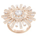 Swarovski Luxusní prsten s krystaly Swarovski Sunshine 5482