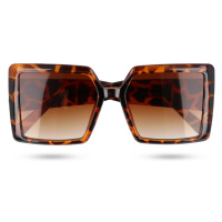 Sunmania Sunmania Hnědo-černé oversized dámské brýle „Beauty