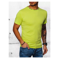 Pánské tričko s potiskem světle zelené Dstreet