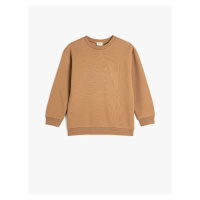 Koton Basic Sweatshirt Long Sleeve Crew Neck