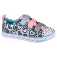 VZOROVANÉ DÍVČÍ TENISKY SKECHERS SPARKLE LITE HEARTSLAND Modrá