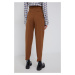 Kalhoty Sisley dámské, střih cargo, high waist