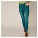 Blancheporte Rovné strečové džíny, barevné smaragdová