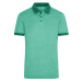 James&amp;Nicholson Pánská polokošile JN706 Green Melange