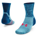 Under Armour Ponožky UA ArmourDry Run Mid-Crew-BLU - unisex