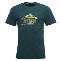Smartwool RIVER VAN GRAPHIC SS TEE Pánské triko, tmavě zelená, velikost