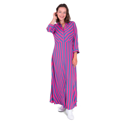 Y.A.S Dámské šaty YASSAVANNA Loose Fit 26022663 Fuchsia Purple