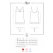 Elegantní košilka Miamor chemise tyrkys - Obsessive