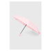 Deštník Moschino růžová barva, 8686