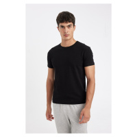 DEFACTO Slim Fit Crew Neck Short Sleeve Pajama Top