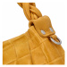 Dámská kožená kabelka Delami Chiara - žlutá