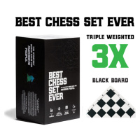 Best Chess Set Ever (Black Board) 3X
