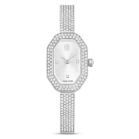 Hodinky Swarovski DEXTERA BANGLE stříbrná barva