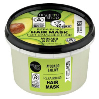 Organic Shop Regenerační maska pro poškozené vlasy Avokádo a olivy 250 ml
