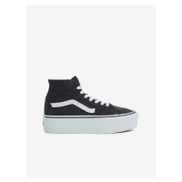 Tmavě šedé dámské kotníkové semišové tenisky VANS UA SK8-Hi Tapered Stackform