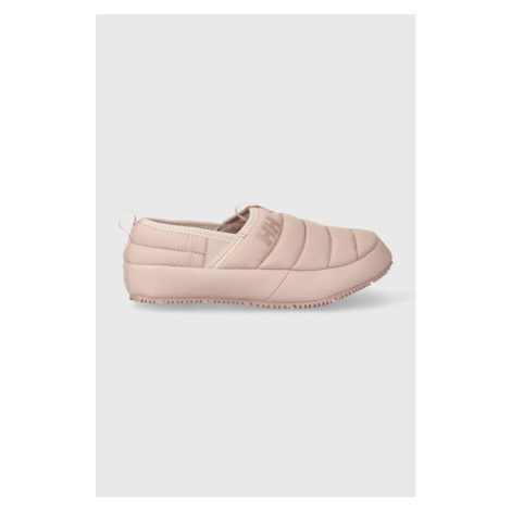 Pantofle Helly Hansen růžová barva