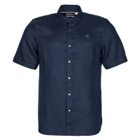 Timberland SS Mill River Linen Shirt Slim Tmavě modrá