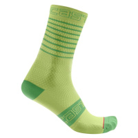 CASTELLI Cyklistické ponožky klasické - SUPERLEGGERA W12 - světle zelená