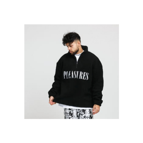 PLEASURES Prayer Quarter Zip Sherpa Jacket erna Modio.cz