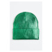 H & M - Čepice z žebrovaného úpletu - zelená