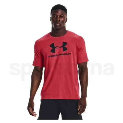 Pánské tričko Under Armour Sportstyle Logo SS M 1329590-638 - red