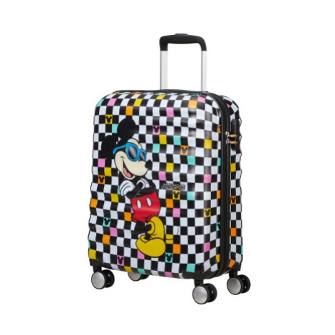 AT Dětský kufr Wavebreaker Disney Spinner 55/20 Cabin Mickey Check, 40 x 20 x 55 (85667/A080) American Tourister
