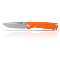 Zavírací nůž Z200 G10 Liner Lock ANV® - barva rukojeti: oranžová, šedá čepel - Stone wash