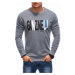 Men's sweatshirt B1652 - grey