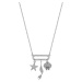 Disney Stříbrný náhrdelník Malá mořská víla NS00053SZWL-157.CS