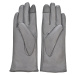 Dámské kožené antibakteriální rukavice model 16627209 Grey - Semiline