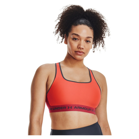 UA Crossback Mid Bra-ORG Under Armour