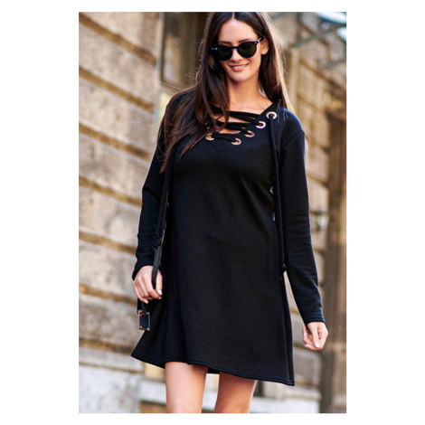 Černé šaty NU219 Numinou