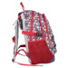 Modročervený zipový voděodolný školní batoh Shamer Baagl