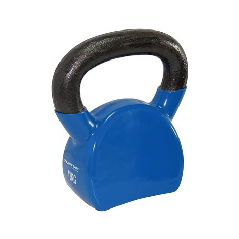 Tunturi litinový kettlebell ve vinylu 12 kg modrý